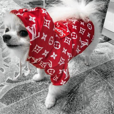 louis vuitton supreme dog hoodie uk|supreme and louis vuitton hoodie at StockX.